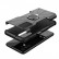 Armor Bear Shockproof PC + TPU Phone Protective Case m. Ring Holder f. Galaxy A13 4G (Black) (nicht f. 5G)