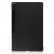 Three-folding Holder Custer Texture Leather Tablet Case f. TAB S8 Ultra (Black)