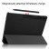 Three-folding Holder Custer Texture Leather Tablet Case f. TAB S8 Ultra (Black)