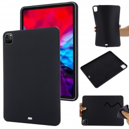 Pure Color Liquid Silicone Shockproof Full Coverage Case f. iPad Pro 12.9 2022/2021/2020/2018 (Black)