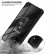 Shockproof Transparent TPU + Acrylic Case m. Ring Holder f. Galaxy S20 Ultra (Black)