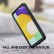 Transparent Shockproof Waterproof PC + TPU Phone Case f. Galaxy A53 5G (Black)