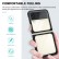 Clear Acrylic+PC+TPU Shockproof Phone Case f. Galaxy Z Flip 4 (Black)