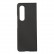 Sheep Texture ECHTLEDER Phone Case f. Galaxy Z Fold 4 (Black)