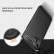 Brushed Texture Carbon Fiber TPU Phone Case f. iPhone 14 Pro (black)