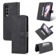AZNS Dream II Skin Feel PU+TPU Horizontal Flip PU Phone Case f. Galaxy Z Fold 4 (Black)