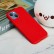Solid Color Silicone Phone Case f. iPhone 14 (Red)