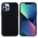 Solid Color Silicone Phone Case f. iPhone 14 Pro (Black)