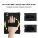 360 Degree Rotation Silicone Protective Cover m. Holder/Hand Strap & Long Strap/Pencil Slot f. iPad Air 10.9 / Pro 11 2021/2020/ 2018 Black mit SCHULTER/UMHÄNGEGURT