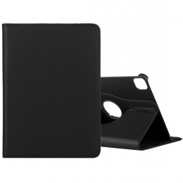 Litchi Texture Horizontal Flip 360 Degrees Rotation Leather Case für iPad Pro 11 (2022/2021/2020)，mit Holder (Black)