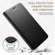 Calf Texture Horizontal Flip Leather Phone Case f. iPhone 14 Pro (Black)