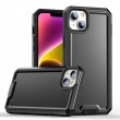 Armour Two-color TPU + PC Phone Case f. iPhone 14 (Black)