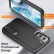 3 in 1 Rugged Holder Phone Case f. Galaxy S23 5G+ (Black)