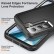 3 in 1 Rugged Holder Phone Case f. Galaxy S23 5G+ (Black)