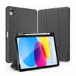 DUX DUCIS Domo Series Magnetic Flip Leather Tablet Case f. iPad 10th Gen 10.9 2022 (Black)