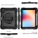 360 Degree Rotation Shockproof Silicone + PC Tablet Case f. iPad 10th Gen 10.9 2022 (Black) mit SCHULTER/UMHÄNGEGURT
