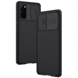 NILLKIN Black Mirror Pro Series Camshield Full Coverage Dust-proof Scratch Resistant Mobile Phone Case f.Galaxy S20/S20 5G (Black)