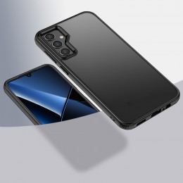 Armor Clear TPU Hard PC Phone Case f. Galaxy A54 5G (Matte Black)