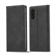 Strong Magnetism Microfiber Leather Phone Case f.Galaxy A54 5G (Black)