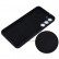 Pure Color Liquid Silicone Shockproof Full Coverage Phone Case f. Galaxy S23+ 5G (Black)