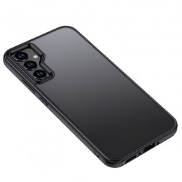 Armor Clear TPU Hard PC Phone Case f. Galaxy A34 5G (Matte Black)
