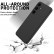 Pure Color Liquid Silicone Shockproof Full Coverage Phone Case f. Galaxy S24+ 5G (Black)