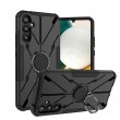Armor Bear Shockproof PC+TPU Phone Case m.Ring f. Galaxy A54 5G (Black)1