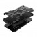 Armor Bear Shockproof PC+TPU Phone Case m.Ring f. Galaxy A54 5G (Black)