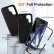 Life Waterproof Rugged Phone Case f. Galaxy A 54 5G (Black)