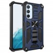 Armor Shockproof TPU+PC Magnetic Protective Case m. Holder f. Galaxy A54 5G (Blue)1