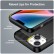 Brushed Texture Carbon Fiber TPU Phone Case f. iPhone 15 (Black)