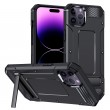 Matte Holder Phone Case f. iPhone 15 Pro (Black)