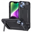 Matte Holder Phone Case f. iPhone 15 Plus (Black)