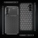Carbon Fiber Texture Shockproof TPU Phone Case f. Galaxy S24 5G (Black