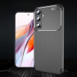 Carbon Fiber Texture Shockproof TPU Case f. Galaxy A35 5G (Black)