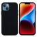 Solid Color Silicone Phone Case f. iPhone 15 Pro (Black)
