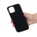 Solid Color Silicone Phone Case f. iPhone 15 (Black)
