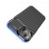 Carbon Fiber Texture Shockproof TPU Case f. iPhone 15 Plus (Black)