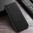 MagSafe Magnetic PU Case f. Galaxy A35 5G (Black)