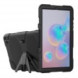Shockproof Contrast Color Silicone+PC Combination Case m. Holder d. Galaxy Tab S6 Lite (Black) (P610) ohne Schulter/Umhängegurt1