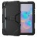 Shockproof Contrast Color Silicone+PC Combination Case m. Holder d. Galaxy Tab S6 Lite (P610) ohne Schulter/Umhängegurt