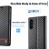 Carbon Fiber Leather Phone Case f. Galaxy A55 5G (Black)