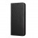 Carbon Fiber Texture Flip Holder Leather Case f. iPhone 15 Pro