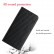 Carbon Fiber Texture Flip Holder Leather Case f. iPhone 15 Pro