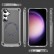 Skin Feel TPU+PC MagSafe Magnetic Phone Case f. Galaxy S24 5G (Transparent Black)