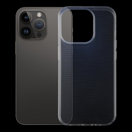 Ultra-thin TPU Phone Case f. iPhone 15 Pro Max (Transparent)