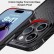 Carbon Fiber PC+TPU Protective Phone Case f. iPhone 15 Plus (Black)