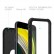 Shockproof Waterproof Solid Color PC + TPU Protective Case f. iPhone SE 2022/2020 (Black)