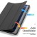 DUX DUCIS Domo Series Magnetic Flip Leather Tablet Case f. TAB S9 FE+ (Black)