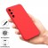 Pure Color Liquid Silicone Shockproof Full Coverage Case f. Galaxy A55 5G (Red)